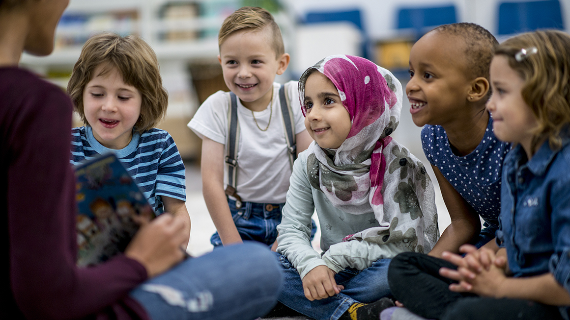 Children at school