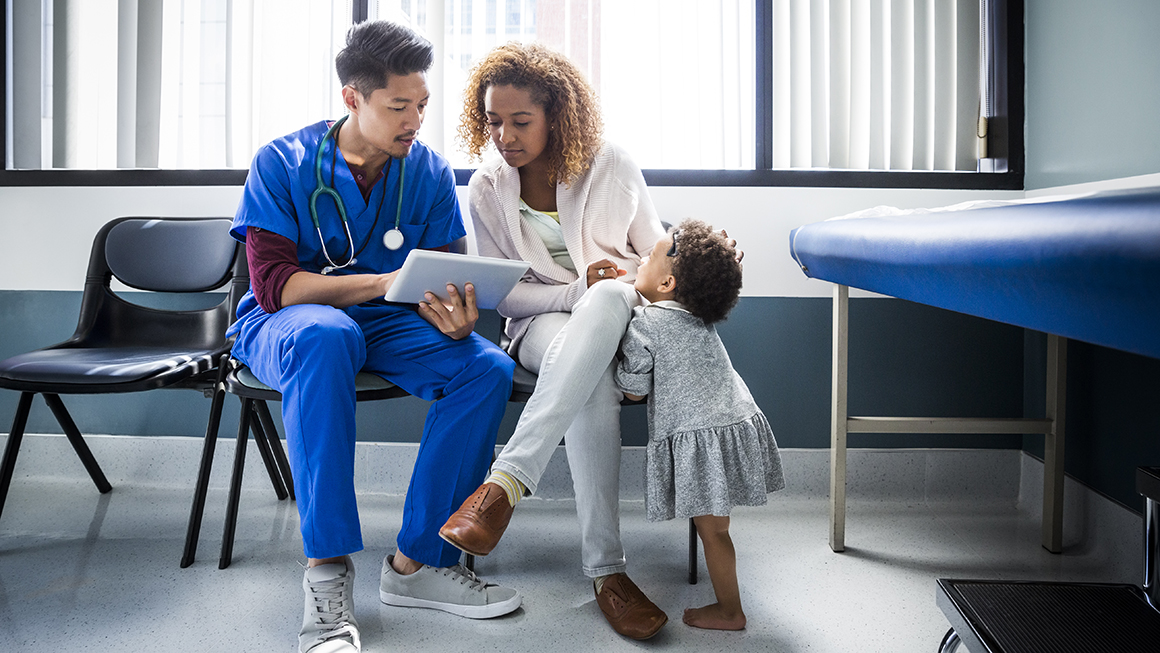 Family with a physician