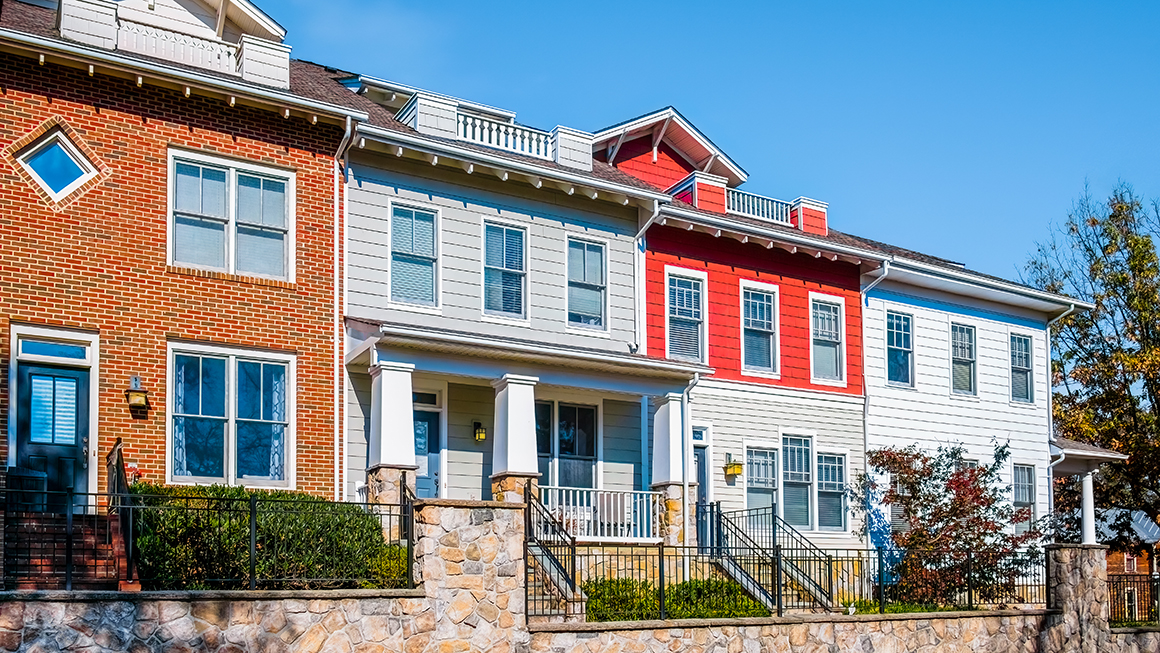 A row of houses