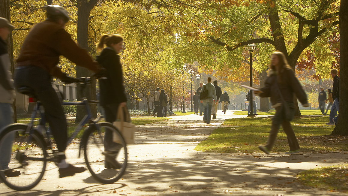photo of students on college campus