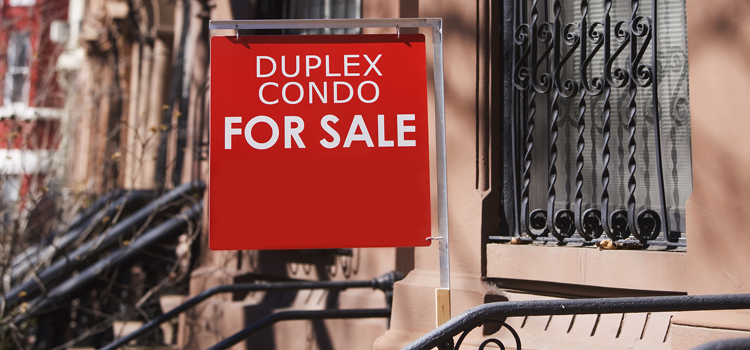 "For sale" sign