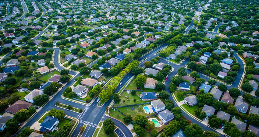 Neighborhood panorama