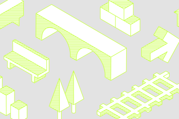 Illustration of city blocks.