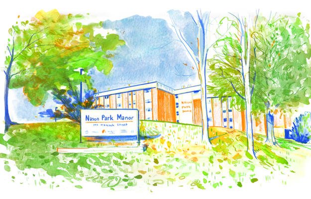 Nason Park Manor, one of BangorHousing’s senior-specific residential buildings