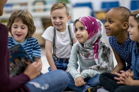 Children at school