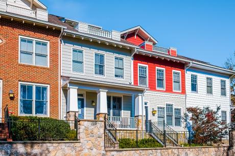 A row of houses