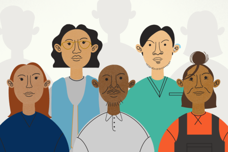 Illustration of people of different ethnicities