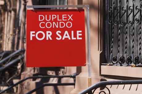 "For sale" sign