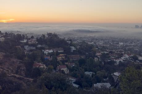 Houses on a hill