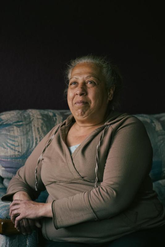 Maria moved into her new home in the Sanderson Apartments in November 2018.