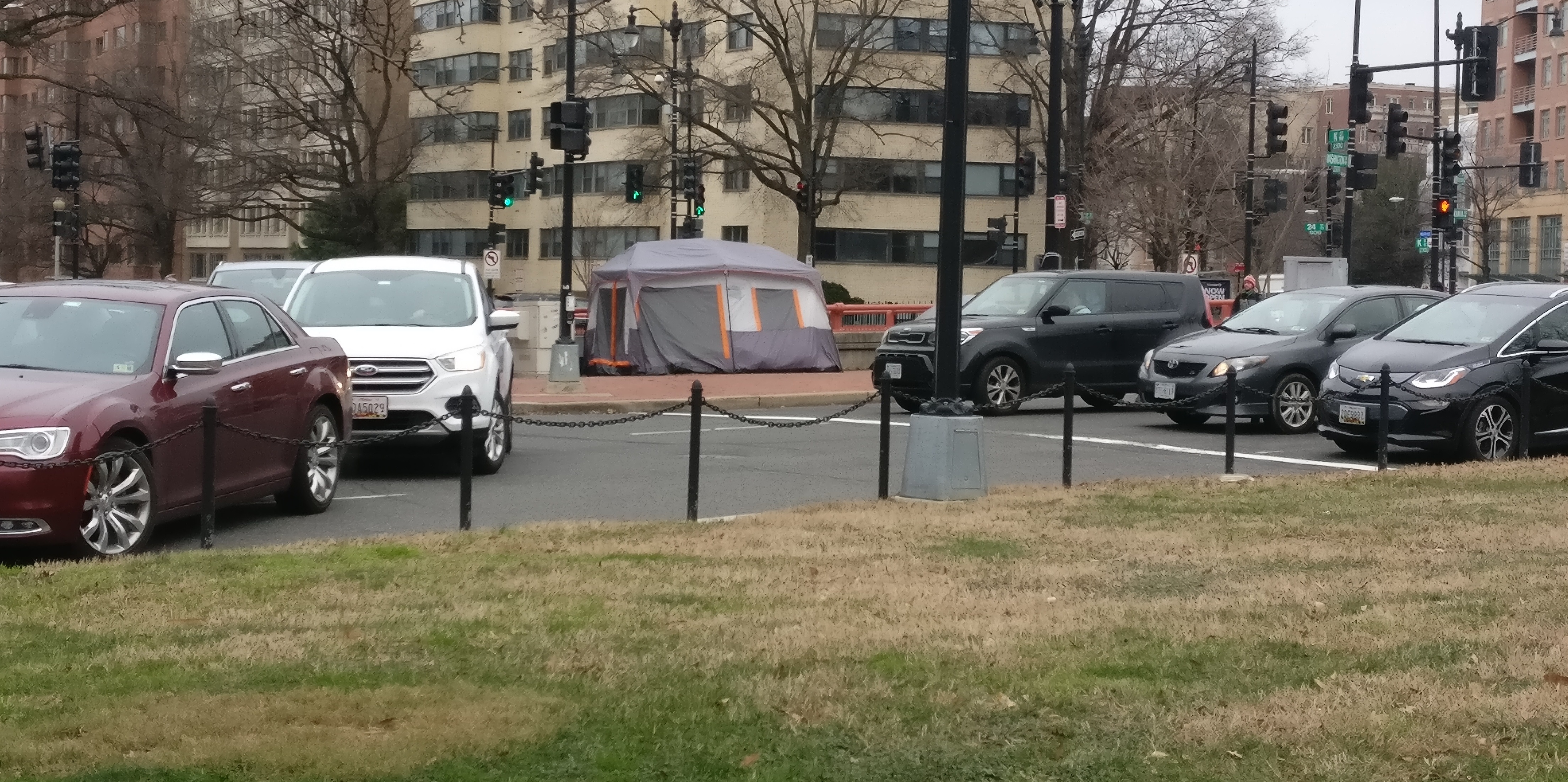 photo of a tent